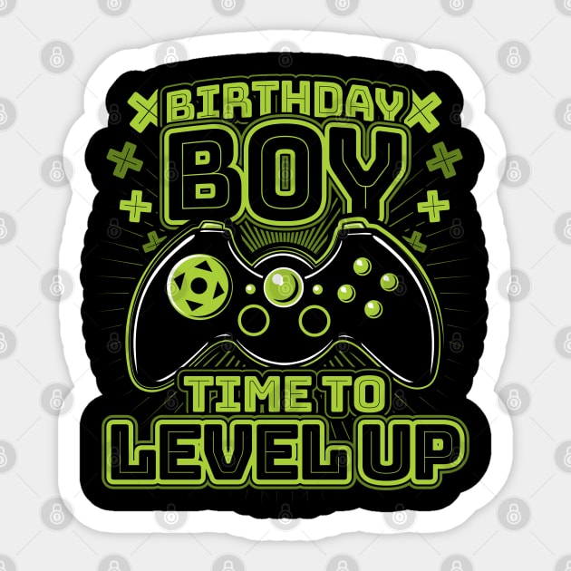 Birthday Boy Time to Level Up Sticker by aneisha